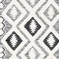 Safavieh Natura NAT684A 3" x 5" Ivory and Black Area Rug, , large