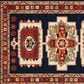 Oriental Weavers Lilihan Oriental 090B6 2"6" x 12" Blue and Red Runner, , large
