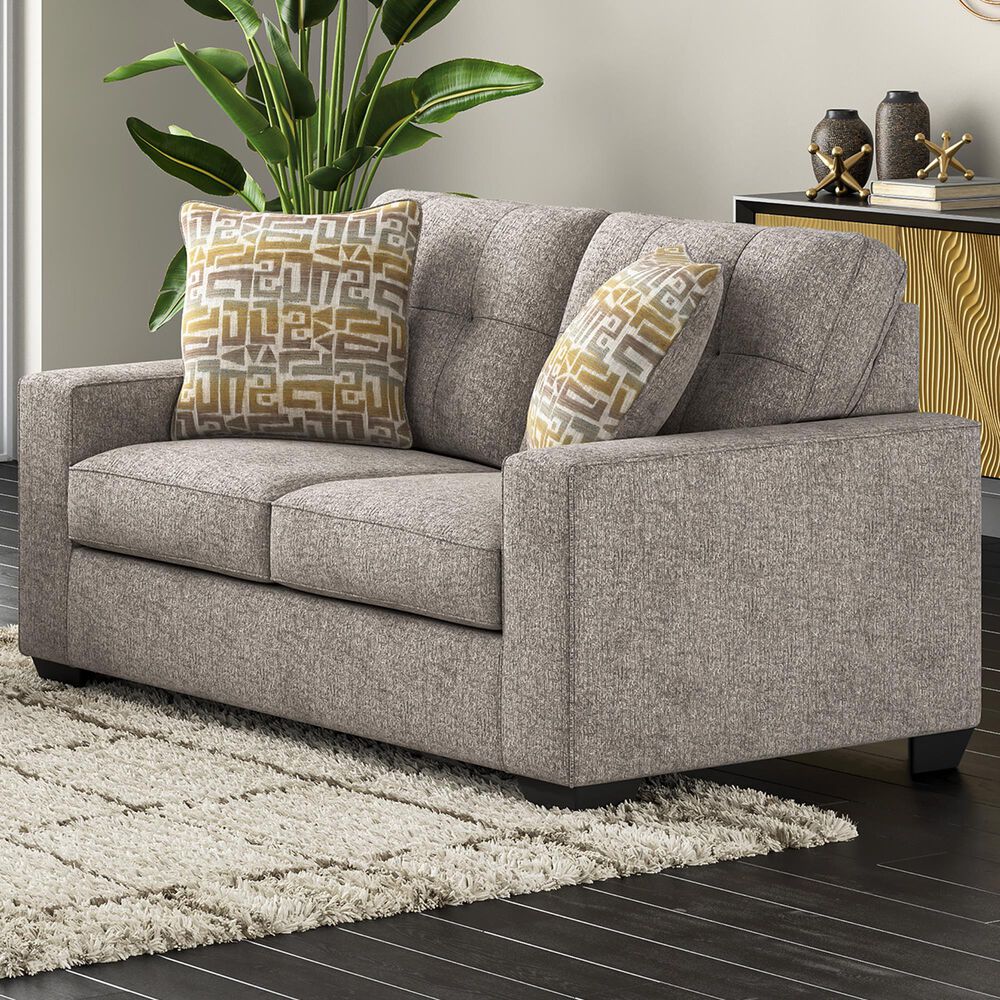 Ashley Larimer Stationary Loveseat in Iron, , large