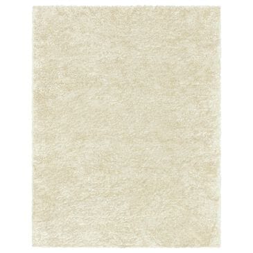 Karastan Billow Shag 5"3" x 8" Ivory Area Rug, , large