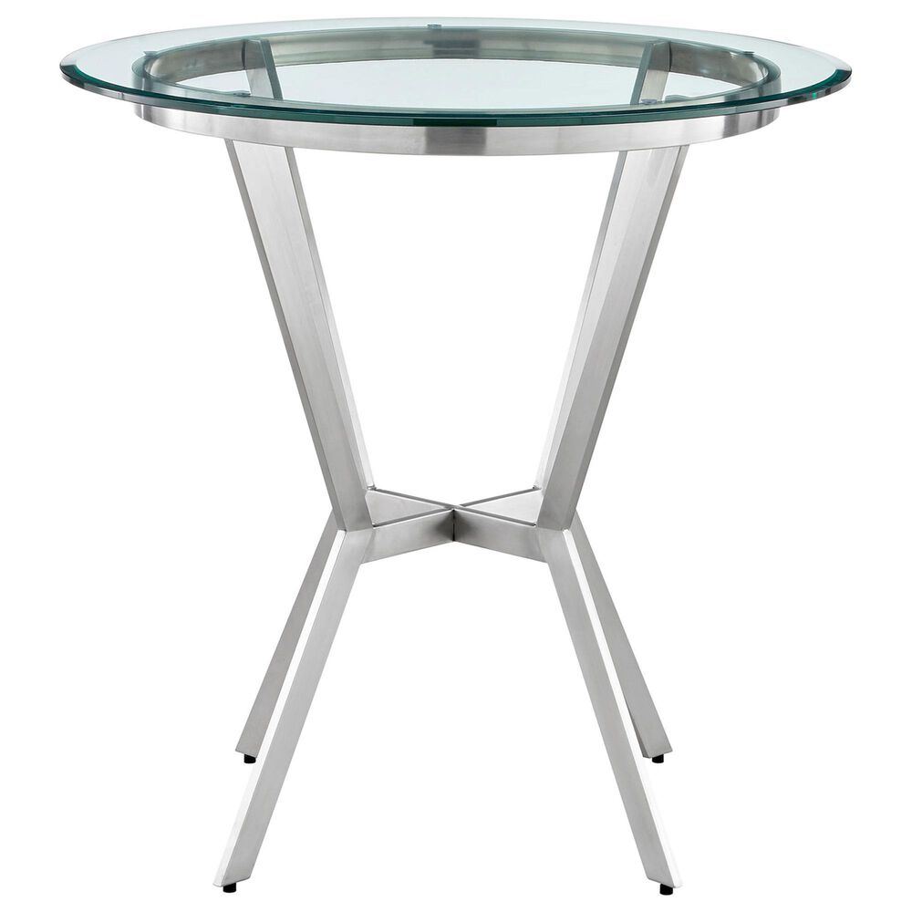 Blue River Naomi and Lorin 3-Piece Counter Height Dining Set in Stainless Steel, , large