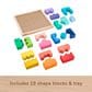 Fisher Price 20-Piece Wooden Interlocking Blocks Puzzle, , large
