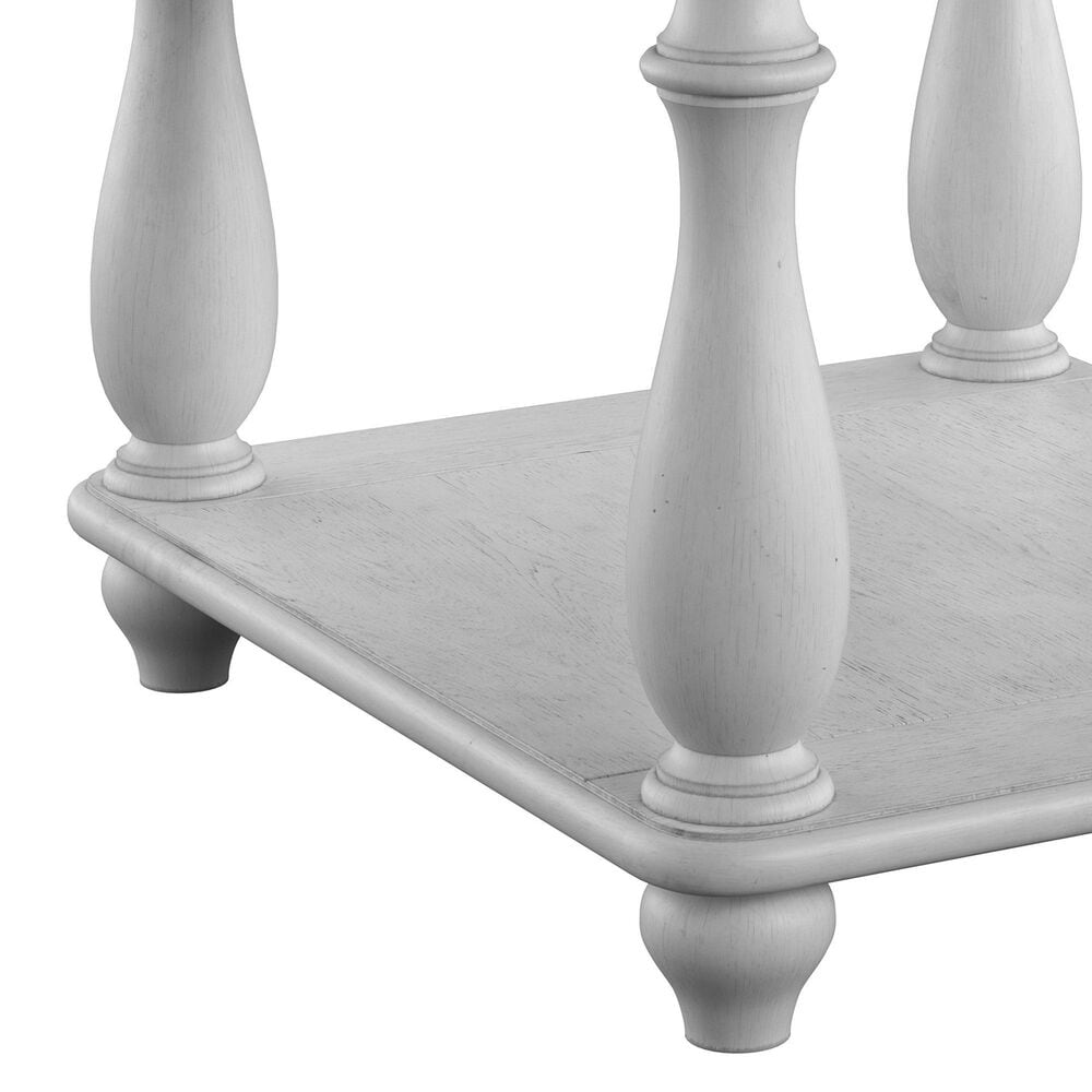 Golden Wave Furniture New Haven Square End Table in Oyster Shell, , large
