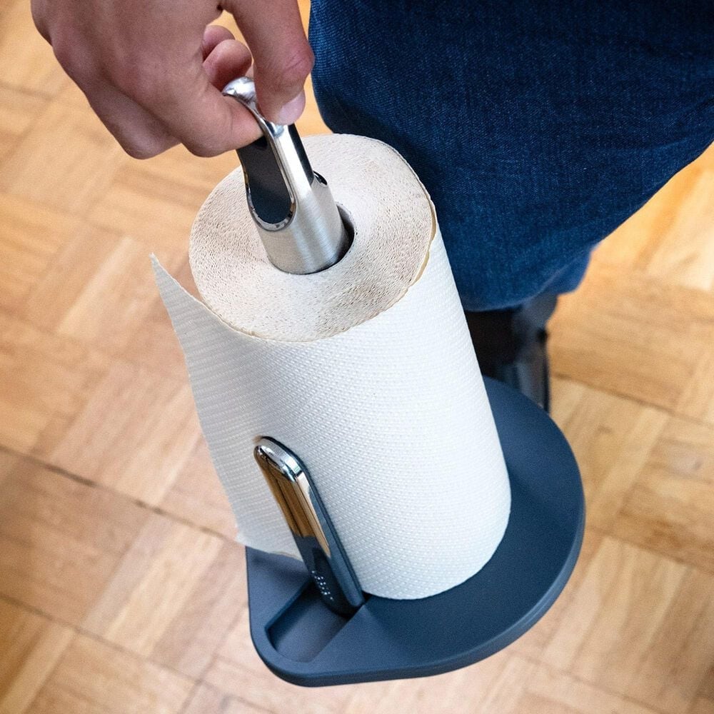 Joseph Joseph Hold Kitchen Roll Holder in Grey, , large