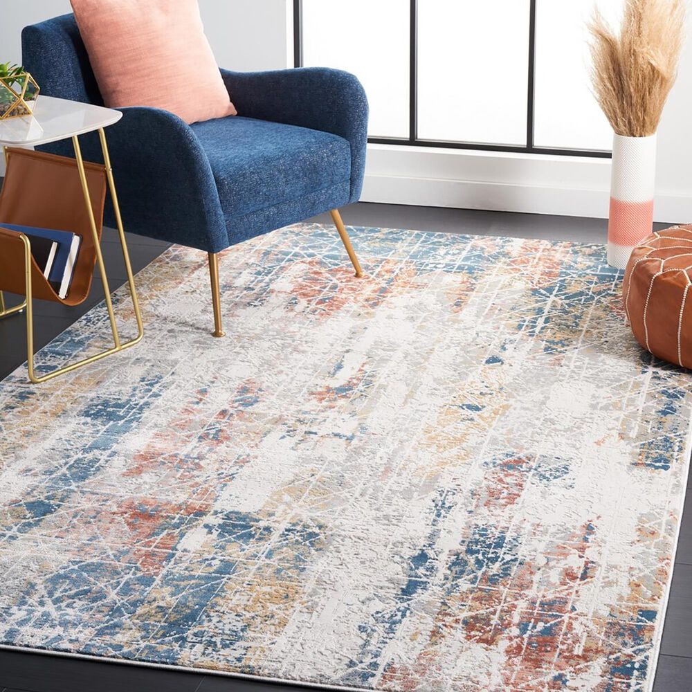 Safavieh Invista 9&#39; x 12&#39; Grey and Dark Grey Area Rug, , large