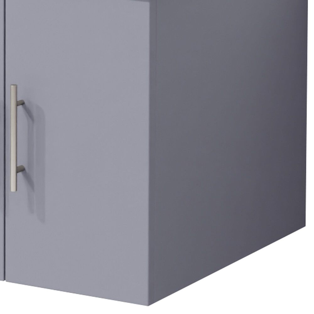 Lexora Home Geneva 24&quot; Single Bathroom Vanity in Dark Grey with 2 cm White Quartz Top and Rectangular Sink, , large