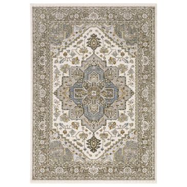 Oriental Weavers Maharaja 9"10" x 12"10" Ivory Area Rug, , large