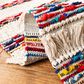 Safavieh Natura NAT654A 2"3" x 8" Ivory and Red Runner, , large