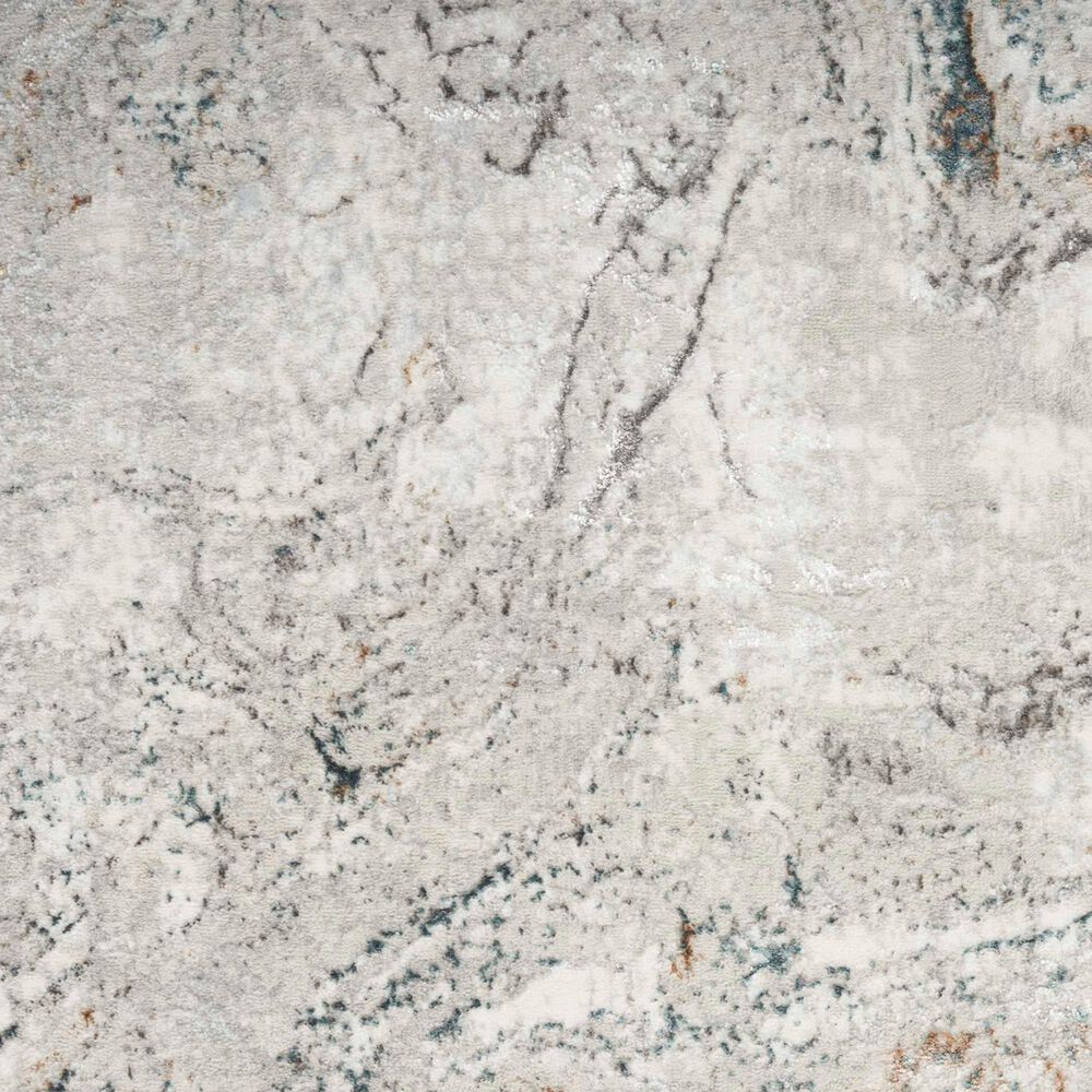 Nourison Glitz GLZ20 Grey and Multicolor 9&#39; x 12&#39; Area Rug, , large