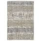 Oriental Weavers Aspen Shag Distressed 530J9 9"10" x 12"10" Gray Area Rug, , large