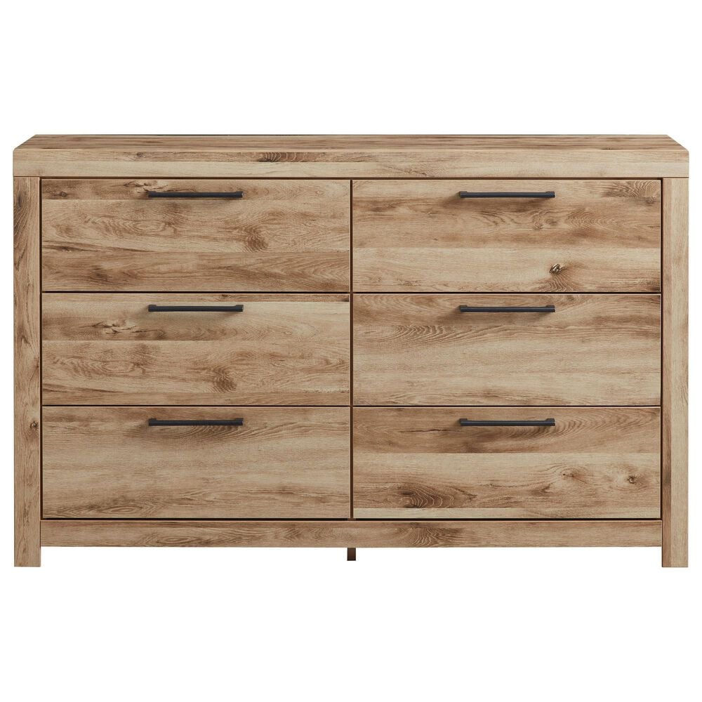 Ashley Hyanna 4-Piece Twin Bedroom Set in Golden Rust Tan, , large