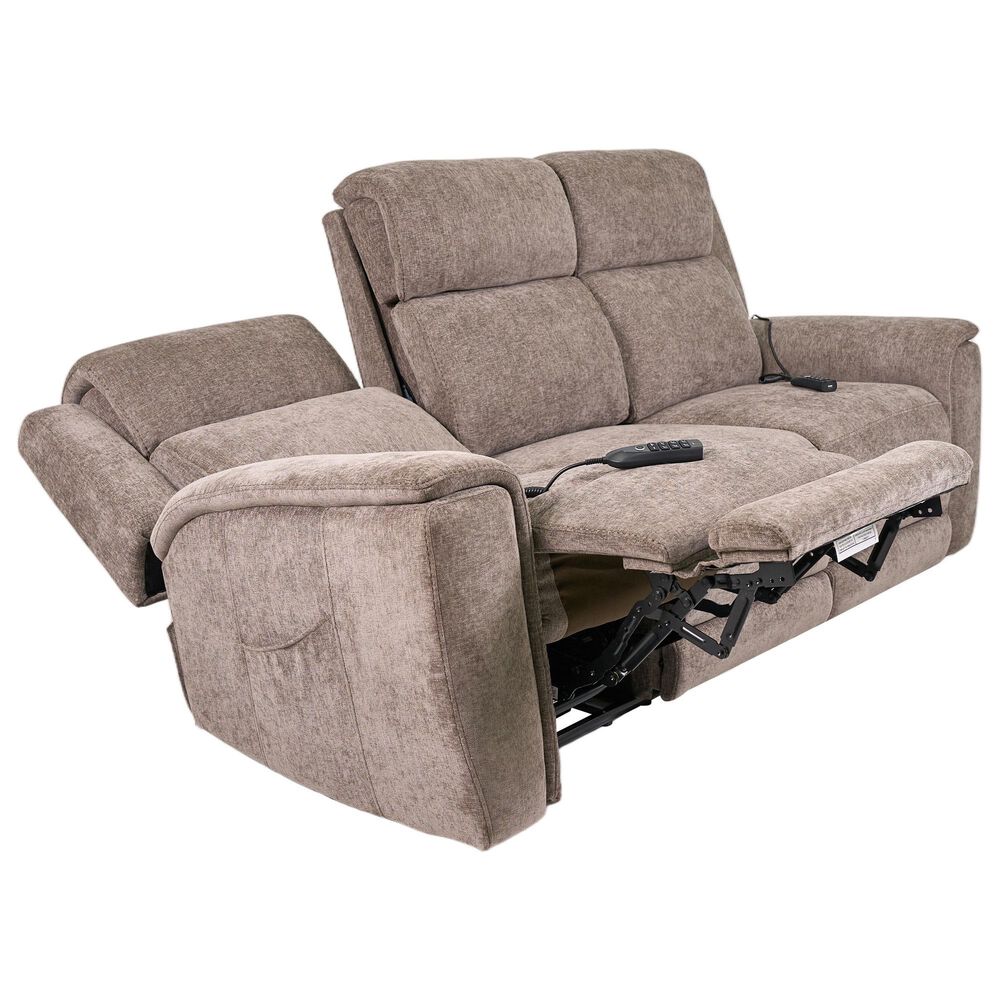 Synergy Home Furnishings Llc Power Reclining Sofa with Air Massage in Rex Bungee Cord, , large