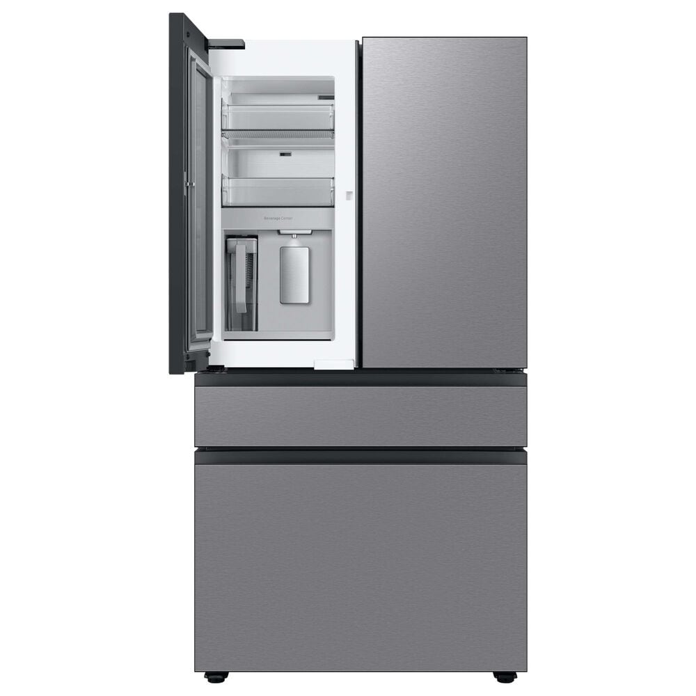 Samsung Bespoke Bespoke 23 Cu. Ft. French Door Refrigerator with Beverage Center - Stainless Steel Panels Included, , large