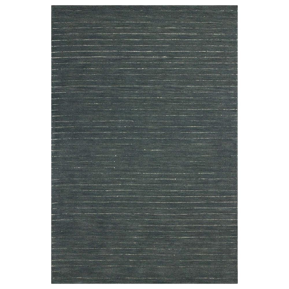 Loloi II Henry 3"6" x 5"6" Denim and Ivory Area Rug, , large