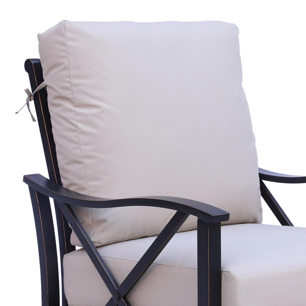 GatherCraft Denison Patio Club Motion Chair in Splendor Wheat, , large