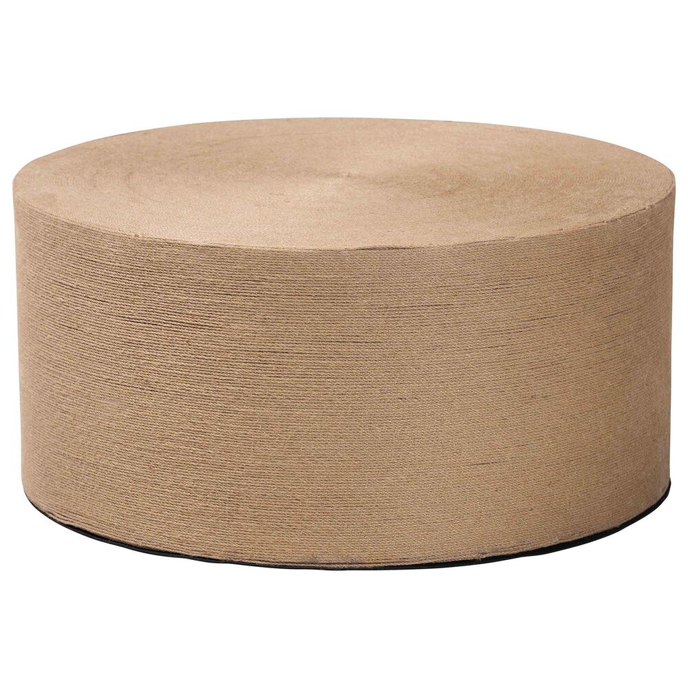Baxton Studio Lapis Round Coffee Table in Natural Brown, , large