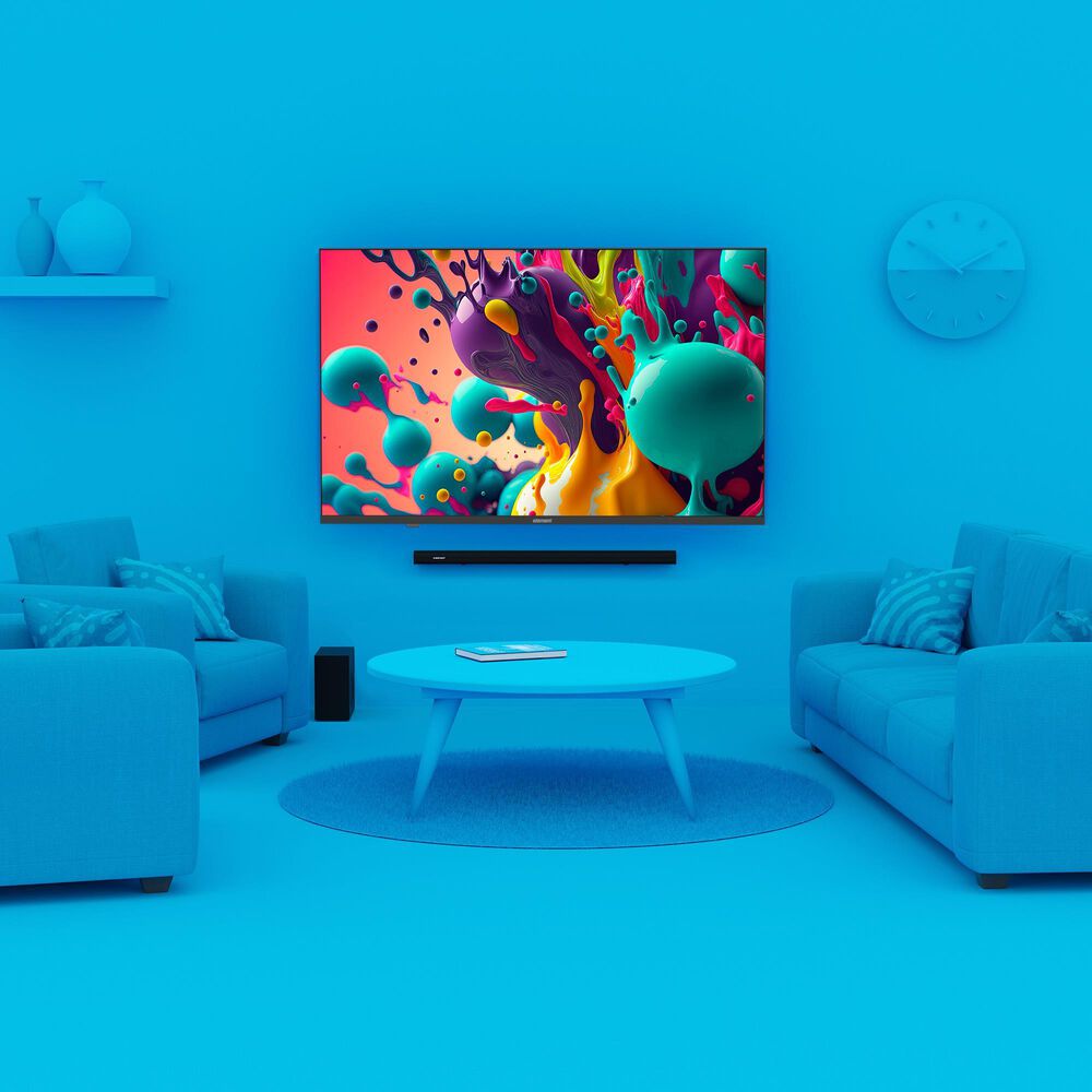 Element 55&quot; Class 4K UHD HDR Google TV in Black - Smart TV, , large