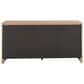 Universal Furniture Modern Walker 3 Piece Queen Panel Bedroom Set in Natural Oak with AC Outlets and USB Ports, , large
