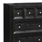 Furniture of America Hatton 6-Piece Queen Bedroom Set in Weathered Black, , large