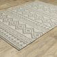 Oriental Weavers Tortuga TR03A 3"3" x 5" Beige and Black Area Rug, , large