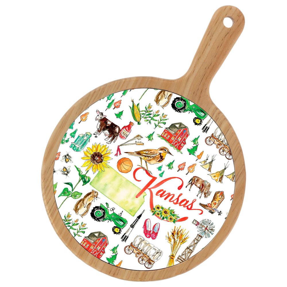 Boston International Kansas State Cheeseboard in Multicolor, , large