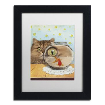 Timberlake J Hovenstine Studios "Cat Series #3" Matted Framed Art, , large
