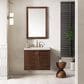 James Martin Vanities Amberly 30" Single Bathroom Vanity in Mid-Century Walnut with 3 cm Lime Delight Quartz Top and Rectangular Sink, , large