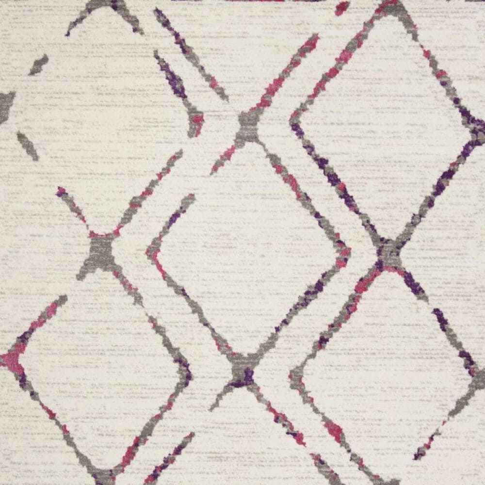Safavieh Skyler SKY197F 5&#39;1&quot; x 7&#39;6&quot; Ivory and Pink Area Rug, , large