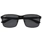 Rayban Glasses Sunglasses with Dark Grey Lenses in Polished Black on Black, , large