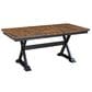 A-America Stone Creek Trestle Dining Table in Chicory and Slate Black - Table Only, , large