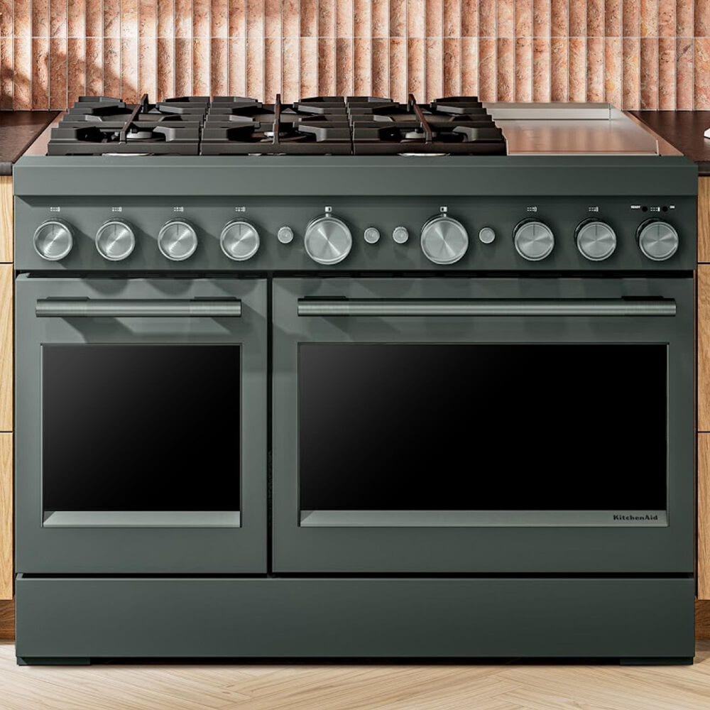KitchenAid 6.3 Cu. Ft. Commercial-Style Dual Fuel Range in Juniper, , large