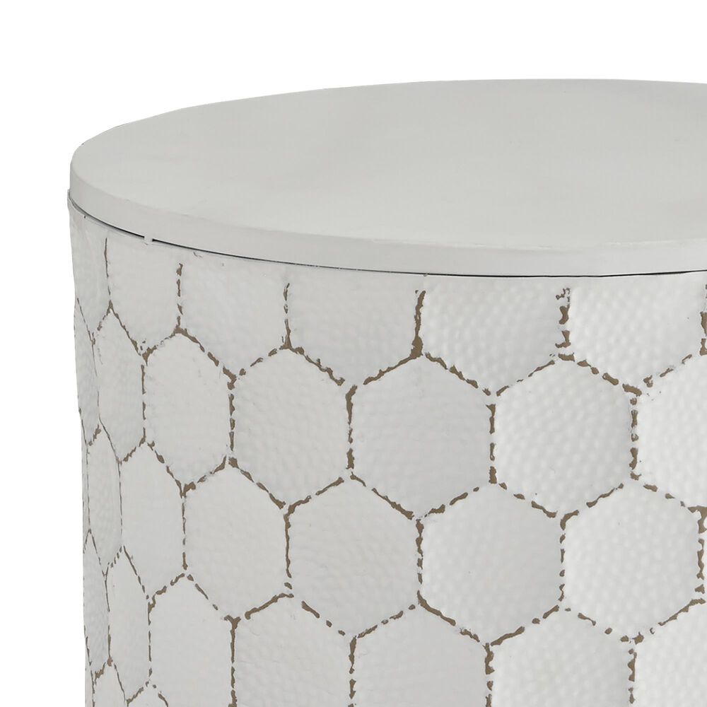 Ashley Polly Accent Table in White, , large