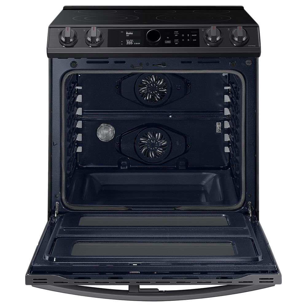 Samsung 6.3 Cu. Ft. Flex Duo Front Control Slidein Electric Range with Smart Dial, Air Fry and
