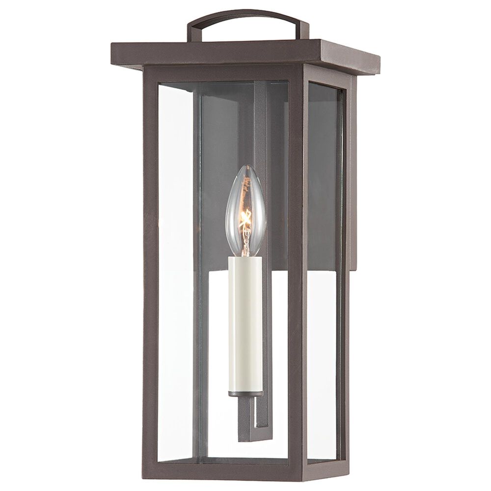 Troy Lighting Eden 1-Light Exterior Wall Sconce in Textured Bronze, , large