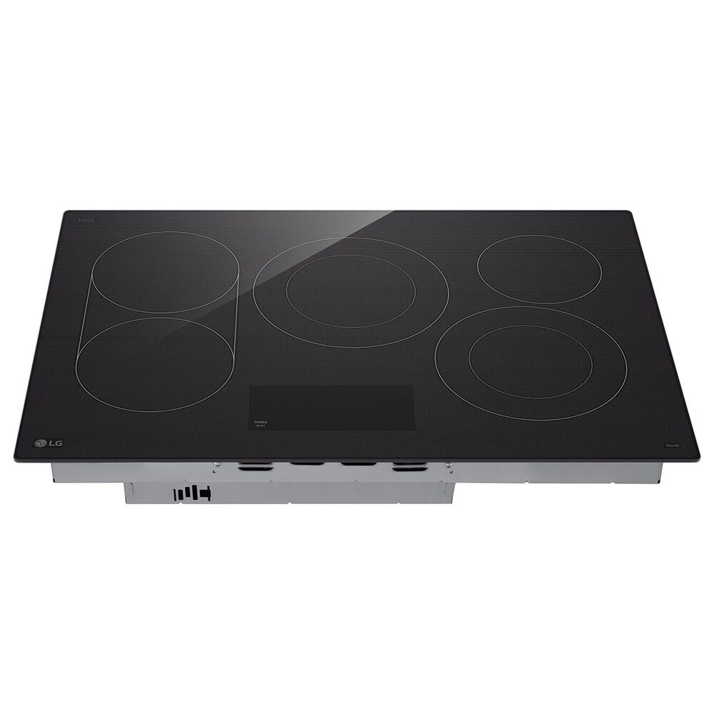 LG 2-Piece Kitchen Package with Stainless Steel 6.4 Cu Ft. Combination Wall Oven and Black 30" Smart Electric Cooktop, , large