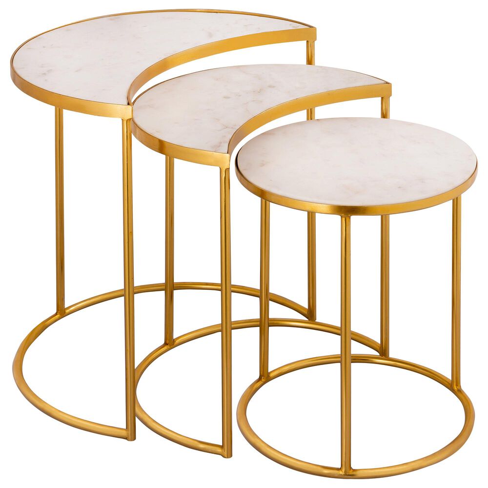 Tov Furniture Inspire Me! Nesting Table Set in Gold, , large