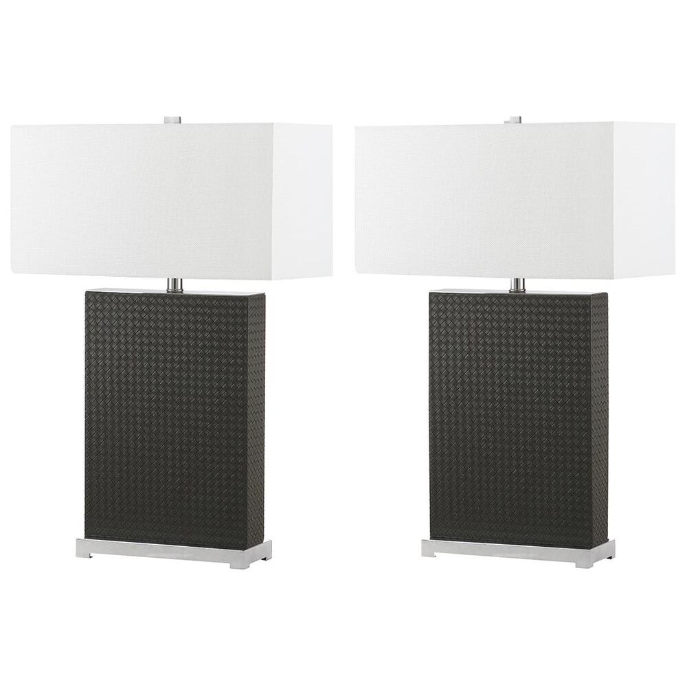 Safavieh Joyce 27.75" Table Lamp in Dark Grey (Set of 2), , large