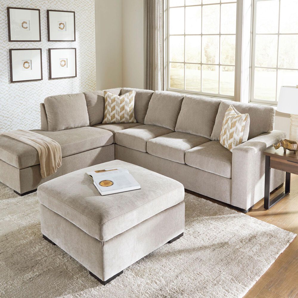 Ashley Bridgepoint 2-Piece Left Facing Sectional with Chaise in Stone, , large