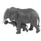 Maple and Jade Eclectic Elephant Sculpture in Dark Grey, , large