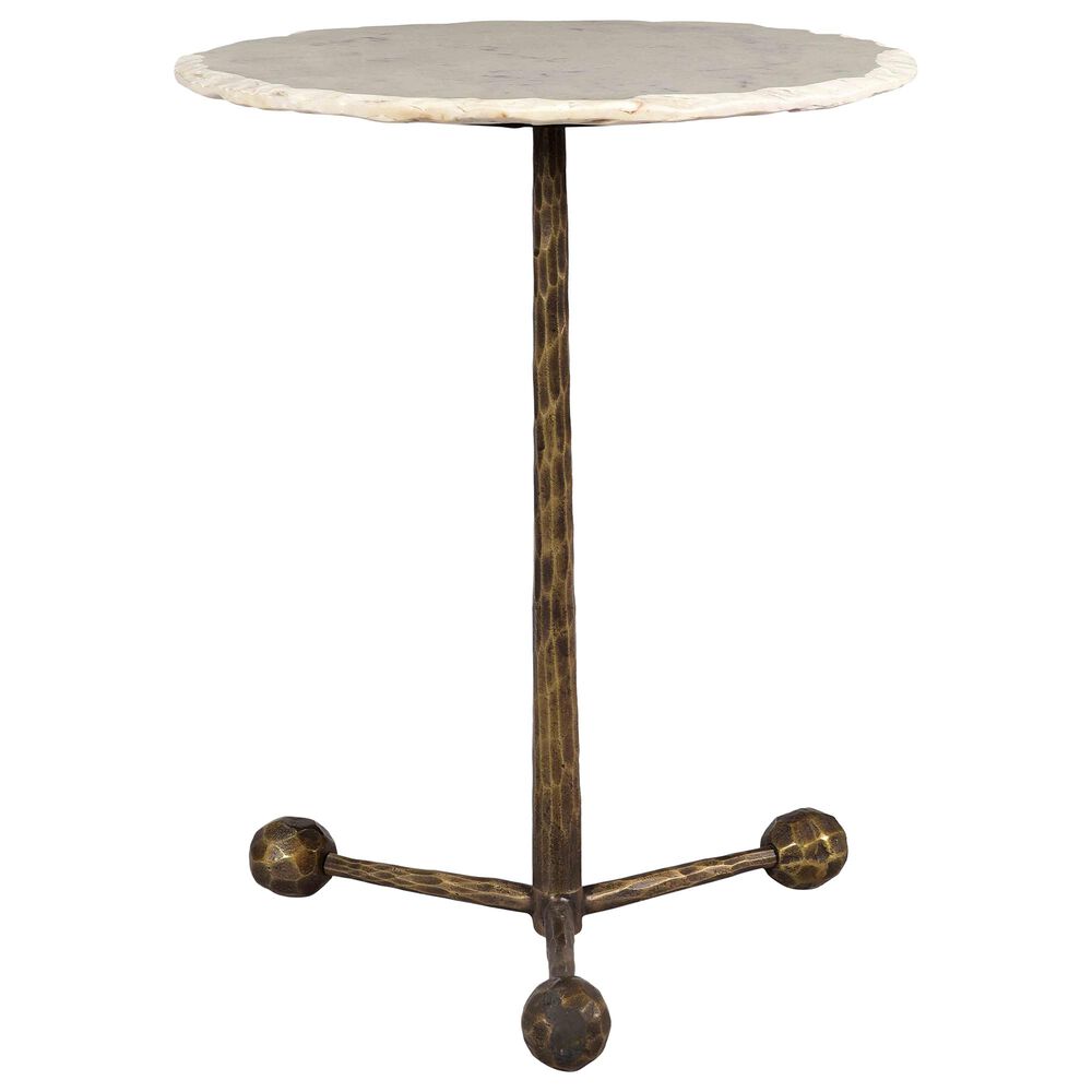 Tov Furniture Orbital Side Table in Antique Brass, , large