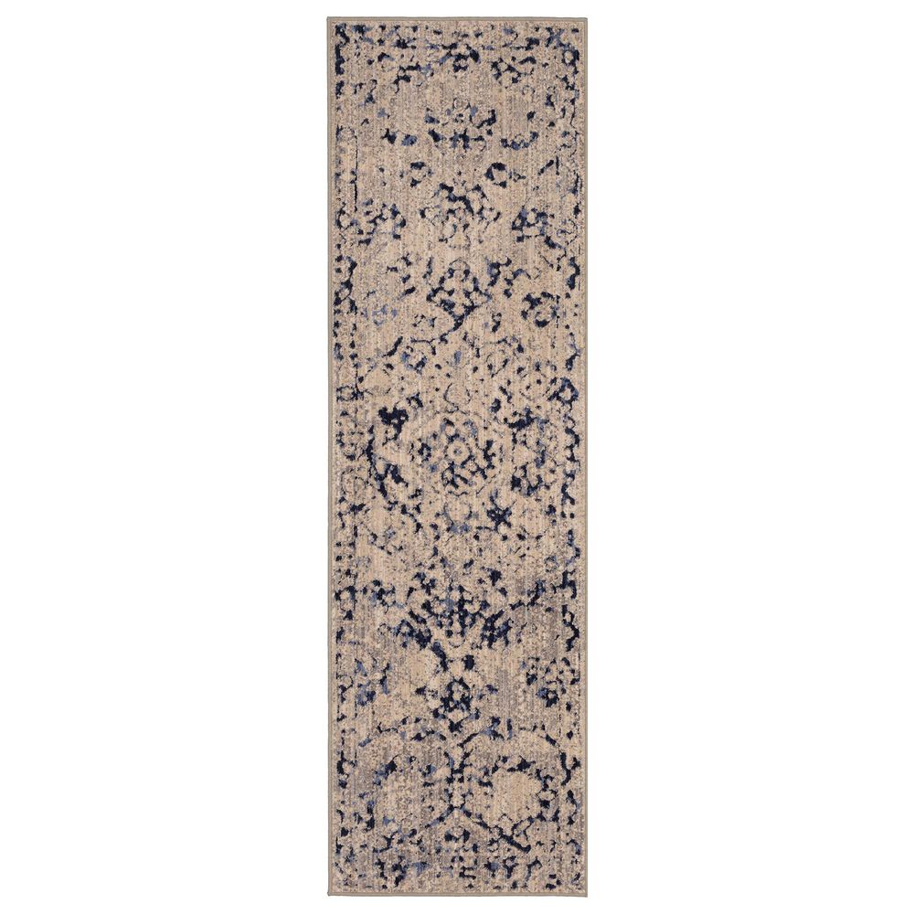 Karastan Axiom Chisel 92116-70042 2"4" x 7"10" Dove Runner, , large