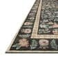 Rifle Paper Co Eden Mughal Garden 2"6" x 7"6" Black Runner, , large