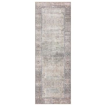 Loloi Wynter WYN-03 2"6" x 12" Silver/Charcoal Runner, , large