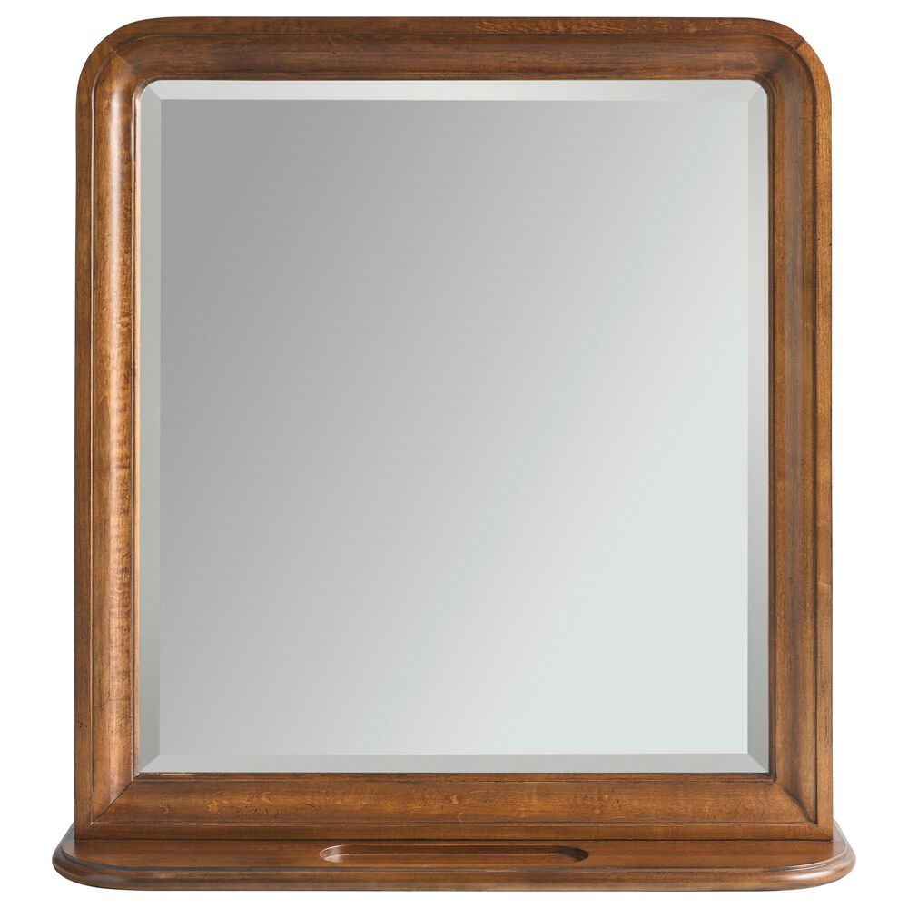 Universal Furniture New Low Dresser Mirror in Cognac, , large