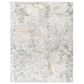 Surya Dresden DRE-2317 White, Medium Gray, Light Slate, Gray, Denim and Mustard 9" x 12"2" Area Rug, , large