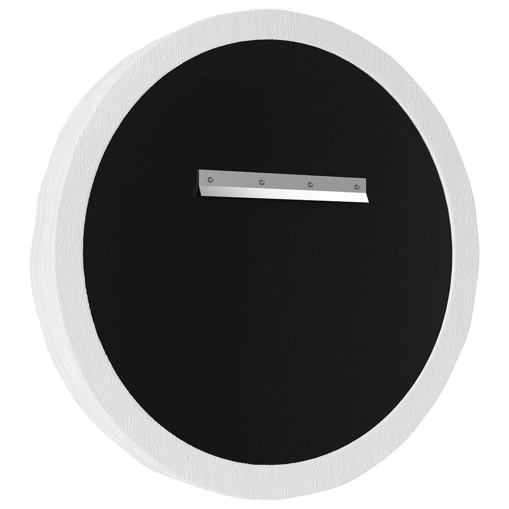 James Martin Terra 30&quot; Round Mirror in Limestone, , large