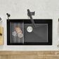 Blanco Precis 32" Super Single Bowl Kitchen Sink in Anthracite, , large