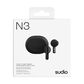 Sudio N3 True Wireless Earbuds in Black, , large