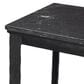 Four Hands Hammered Iron Console Table-Charcoal Marble, , large