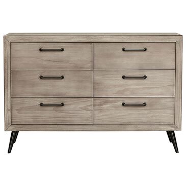 Evolur Stilnovo Double Dresser without Changing Top in Windsor Oak Grey, , large